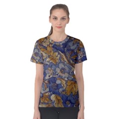  Floral Design Women s Cotton T-shirt