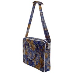  Floral Design Cross Body Office Bag