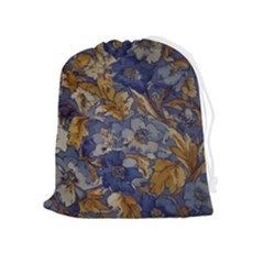  Floral Design Drawstring Pouch (xl)