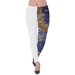 Floral Design 04 Velvet Leggings