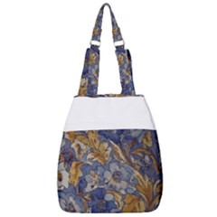 Floral Design 04 Center Zip Backpack