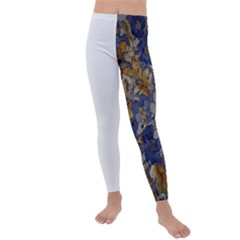 Floral Design 04 Kids  Lightweight Velour Leggings