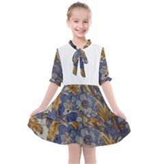 Floral Design 04 Kids  All Frills Chiffon Dress