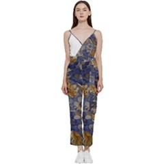 Floral Design 04 V-neck Camisole Jumpsuit by 3214243