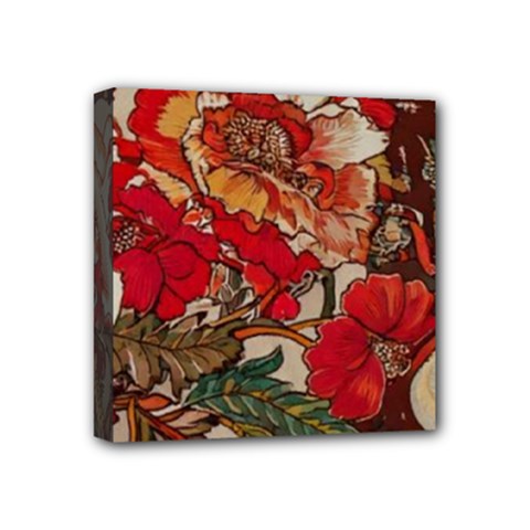 Floral Design 05 Mini Canvas 4  X 4  (stretched) by myclothy