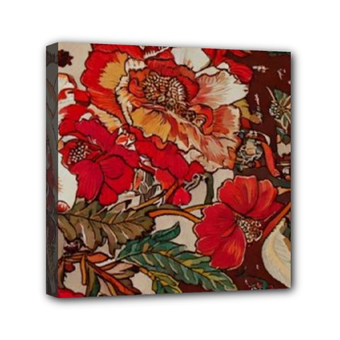 Floral Design 05 Mini Canvas 6  X 6  (stretched) by myclothy