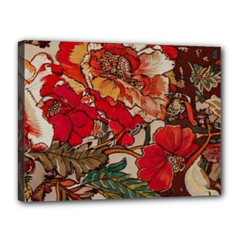 Floral Design 05 Canvas 16  X 12  (stretched) by myclothy