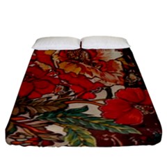 Floral Design 05 Fitted Sheet (california King Size)