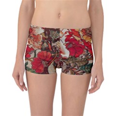 Floral Design 05 Reversible Boyleg Bikini Bottoms by myclothy