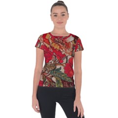 Floral Design 05 Short Sleeve Sports Top 