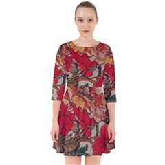 Floral Design 05 Smock Dress