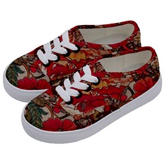 Floral Design 05 Kids  Classic Low Top Sneakers