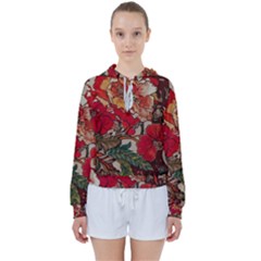 Floral Design 05 Women s Tie Up Sweat