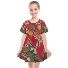 Floral Design 05 Kids  Smock Dress