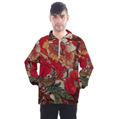 Floral Design 05 Men s Half Zip Pullover