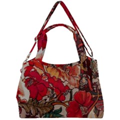 Floral Design 05 Double Compartment Shoulder Bag