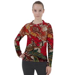 Floral Design 05 Women s Pique Long Sleeve T-shirt