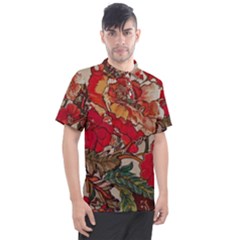 Floral Design 05 Men s Polo T-shirt