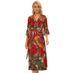 Floral Design 05 Midsummer Wrap Dress