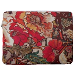 Floral Design 05 17  Vertical Laptop Sleeve Case With Pocket