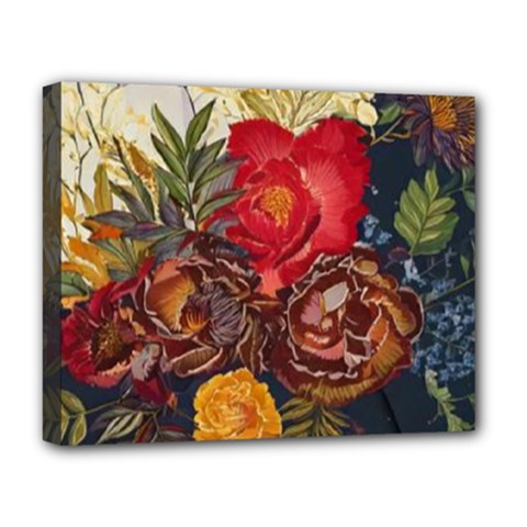 Floral Design 06 Deluxe Canvas 20  X 16  (stretched)