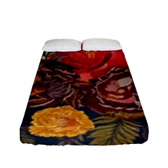 Floral Design 06 Fitted Sheet (full/ Double Size)