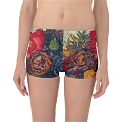 Floral Design 06 Boyleg Bikini Bottoms