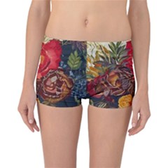 Floral Design 06 Reversible Boyleg Bikini Bottoms by myclothy