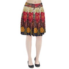 Floral Design 06 Pleated Skirt