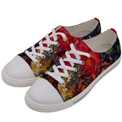 Floral Design 06 Women s Low Top Canvas Sneakers