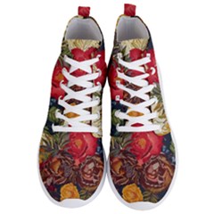 Floral Design 06 Men s Lightweight High Top Sneakers