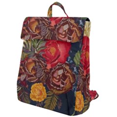 Floral Design 06 Flap Top Backpack