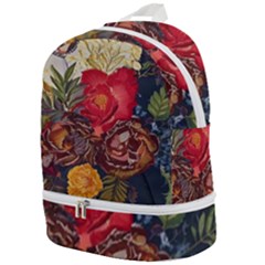 Floral Design 06 Zip Bottom Backpack by myclothy