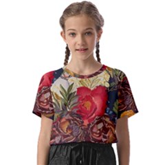 Floral Design 06 Kids  Basic T-shirt