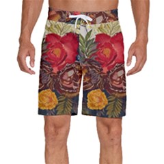 Floral Design 06 Men s Beach Shorts