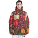 Floral Design 06 Men s Multi Pockets Zip Ski and Snowboard Waterproof Breathable Jacket View1