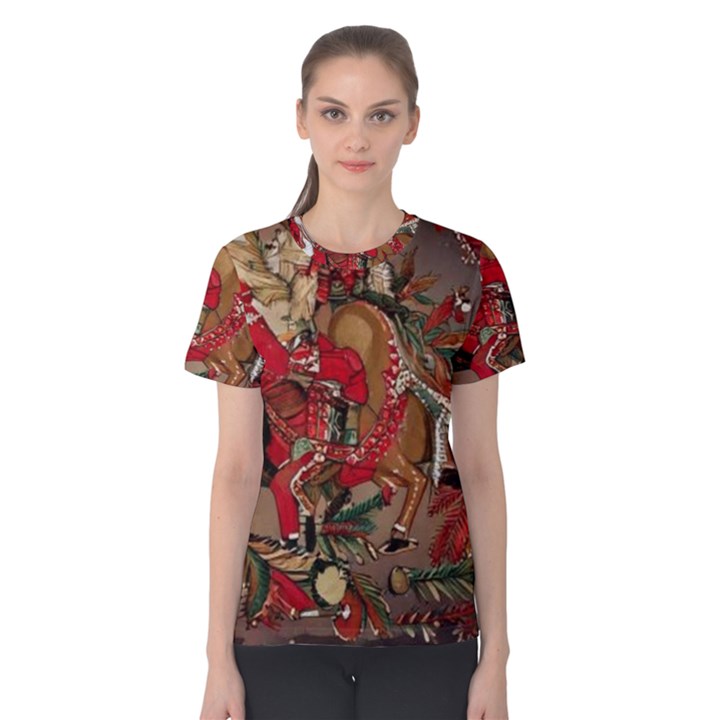 Christmas Art 01 Women s Cotton T-Shirt