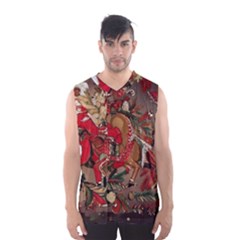 Christmas Art 01 Men s Basketball Tank Top