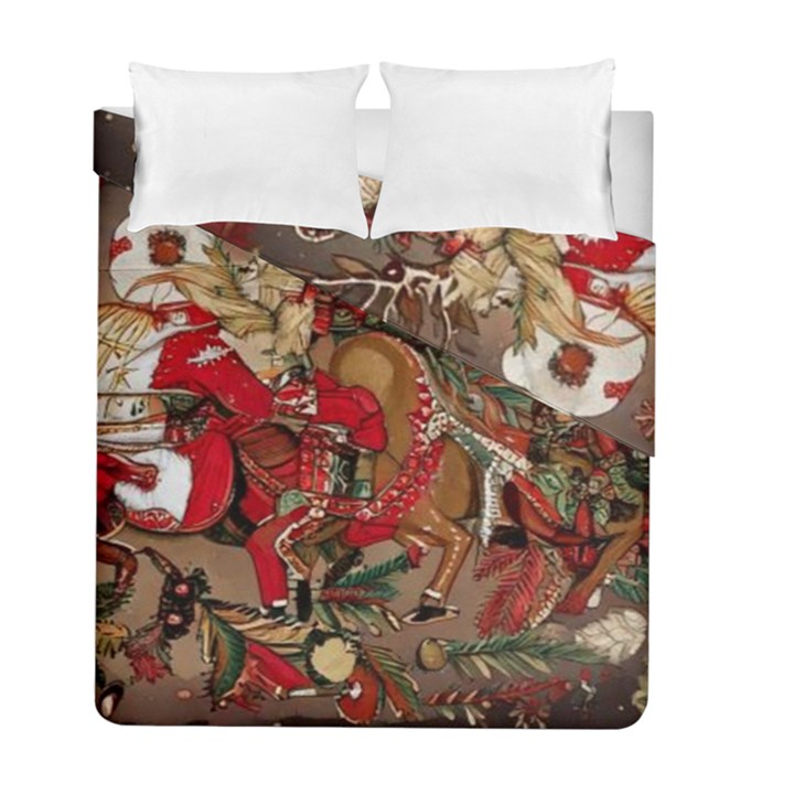 Christmas Art 01 Duvet Cover Double Side (Full/ Double Size)