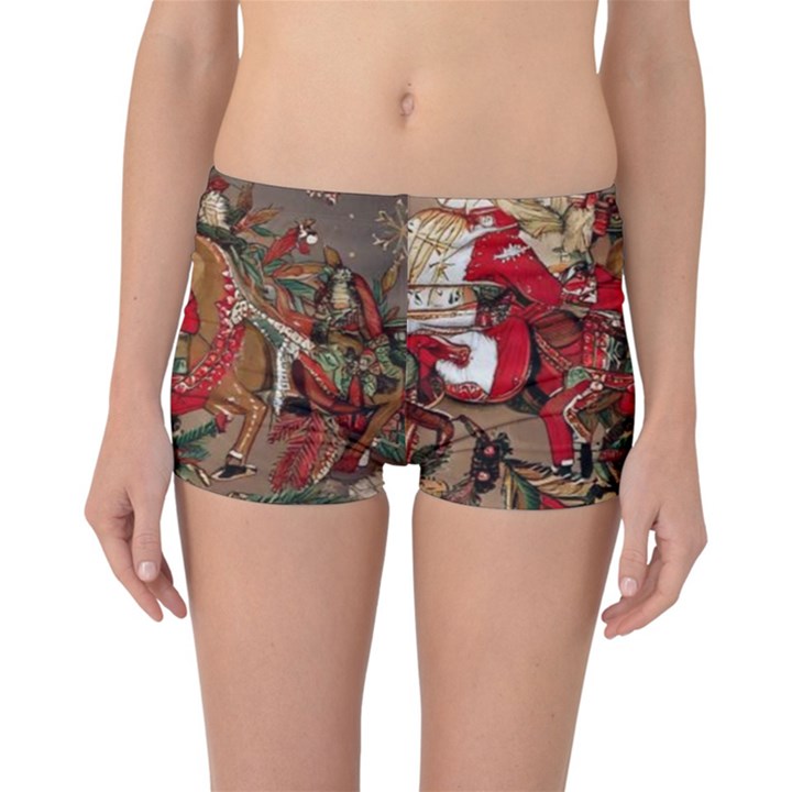 Christmas Art 01 Reversible Boyleg Bikini Bottoms