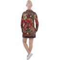 Christmas Art 01 Women s Long Sleeve Casual Dress View2