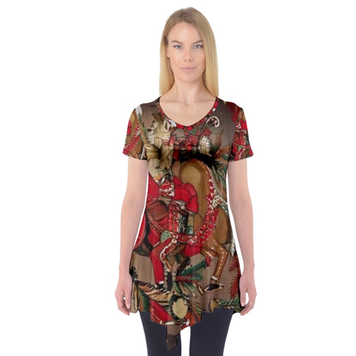 Christmas Art 01 Short Sleeve Tunic 