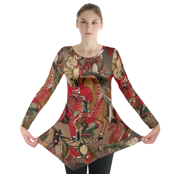 Christmas Art 01 Long Sleeve Tunic 