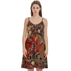 Christmas Art 01 Women s Spaghetti Strap Pullover Cami Dress