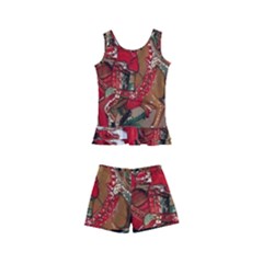 Christmas Art 01 Kids  Boyleg Swimsuit