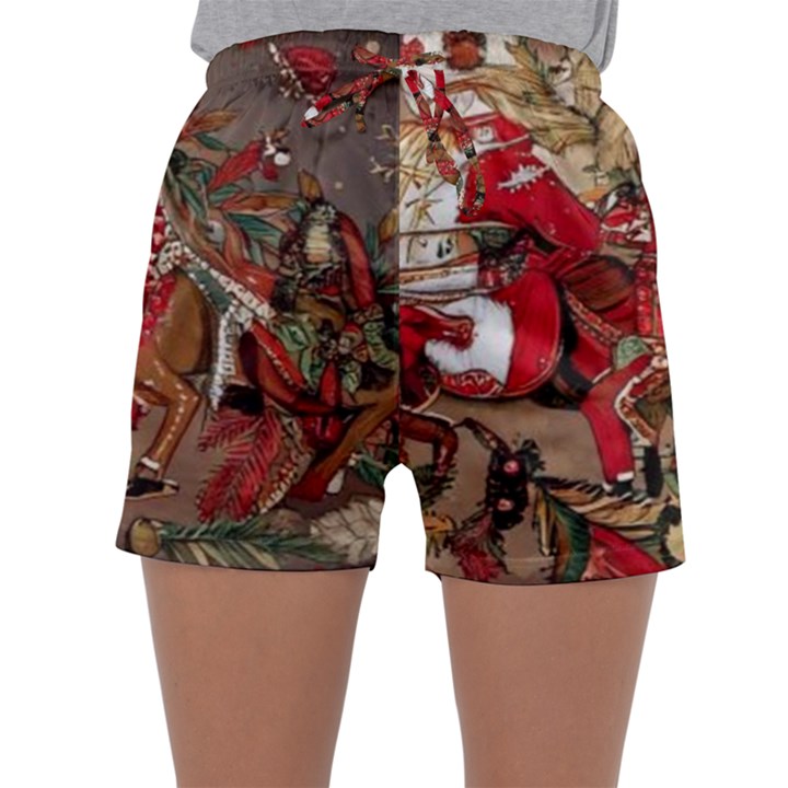 Christmas Art 01 Sleepwear Shorts