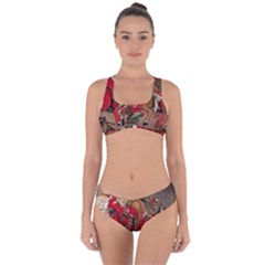 Christmas Art 01 Criss Cross Bikini Set