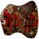 Christmas Art 01 Velour Head Support Cushion View4