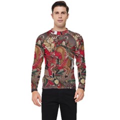 Christmas Art 01 Men s Long Sleeve Rash Guard