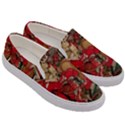 Christmas Art 01 Men s Canvas Slip Ons View3